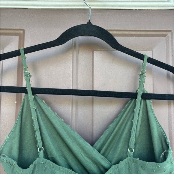 Chic Olive Green Dress - Picture 2 of 4